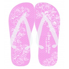 Chinelo personalizado para casamento